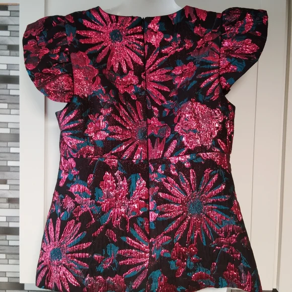 Trina Turk Davis Short Sleeve Top - Picture 4 of 7